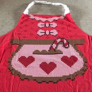 Pantry Candy Cane Print Apron